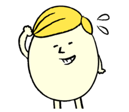 tamago san LOVELOVE Sticker sticker #6818053