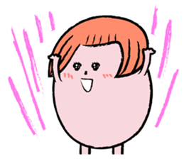 tamago san LOVELOVE Sticker sticker #6818054