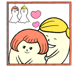 tamago san LOVELOVE Sticker sticker #6818080