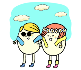 tamago san LOVELOVE Sticker sticker #6818083