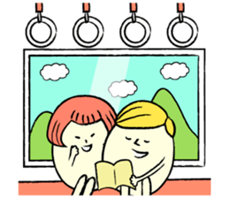 tamago san LOVELOVE Sticker sticker #6818085