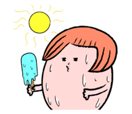 tamago san LOVELOVE Sticker sticker #6818087