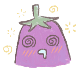 purple eggplant TH sticker #6819615