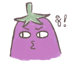 purple eggplant TH sticker #6819617