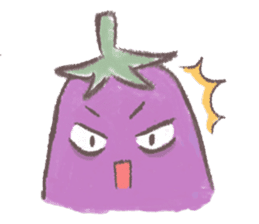 purple eggplant TH sticker #6819621