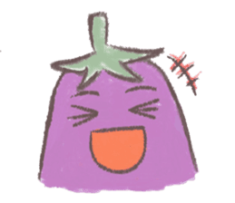 purple eggplant TH sticker #6819640