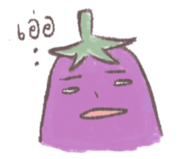 purple eggplant TH sticker #6819645
