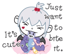 Jaokaa Cute Vampire (Eng) sticker #6819652