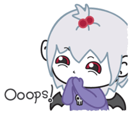 Jaokaa Cute Vampire (Eng) sticker #6819668