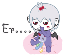 Jaokaa Cute Vampire (Eng) sticker #6819679