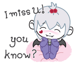 Jaokaa Cute Vampire (Eng) sticker #6819685