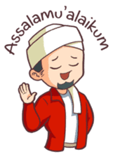 Aa Bim The Happy Moslem sticker #6819768
