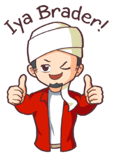 Aa Bim The Happy Moslem sticker #6819771