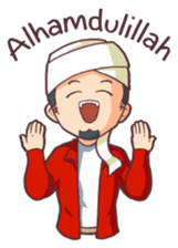 Aa Bim The Happy Moslem sticker #6819777