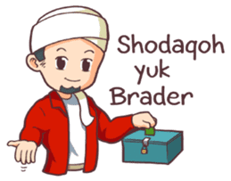 Aa Bim The Happy Moslem sticker #6819785