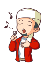 Aa Bim The Happy Moslem sticker #6819786