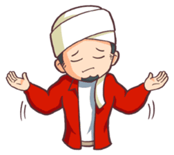 Aa Bim The Happy Moslem sticker #6819787