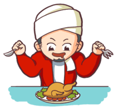 Aa Bim The Happy Moslem sticker #6819791