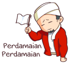 Aa Bim The Happy Moslem sticker #6819792