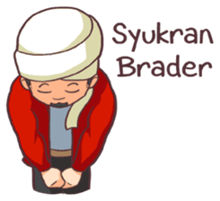 Aa Bim The Happy Moslem sticker #6819800