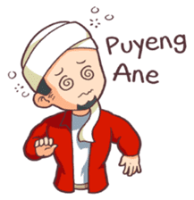 Aa Bim The Happy Moslem sticker #6819801