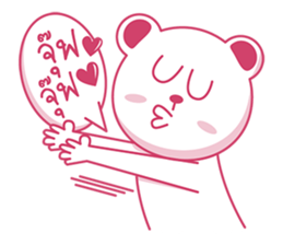 Pink bear! sticker #6820090