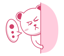 Pink bear! sticker #6820102