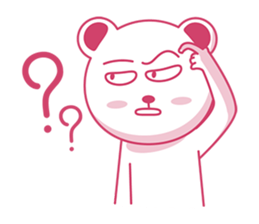 Pink bear! sticker #6820113