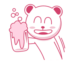 Pink bear! sticker #6820114