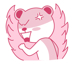 Pink bear! sticker #6820118