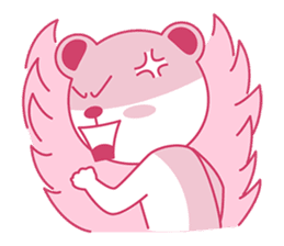 Pink bear! sticker #6820118
