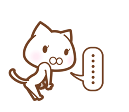 Re:The white cat which plays sports sticker #6820630