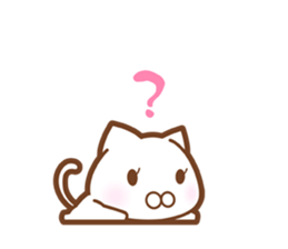 Re:The white cat which plays sports sticker #6820640