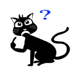 Tuadum Funny Cat sticker #6821728