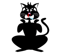 Tuadum Funny Cat sticker #6821730