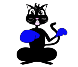 Tuadum Funny Cat sticker #6821734