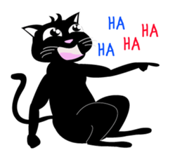Tuadum Funny Cat sticker #6821739