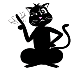 Tuadum Funny Cat sticker #6821746