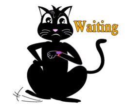 Tuadum Funny Cat sticker #6821750