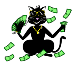 Tuadum Funny Cat sticker #6821757