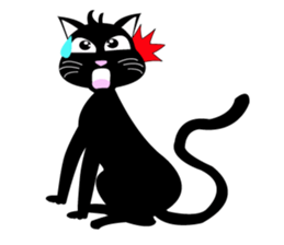 Tuadum Funny Cat sticker #6821758