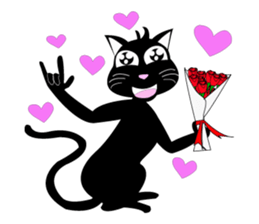 Tuadum Funny Cat sticker #6821759