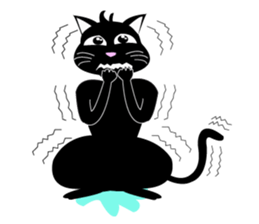 Tuadum Funny Cat sticker #6821764