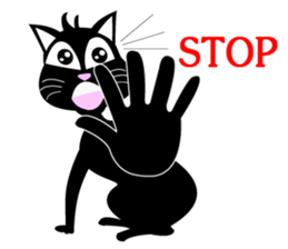 Tuadum Funny Cat sticker #6821765