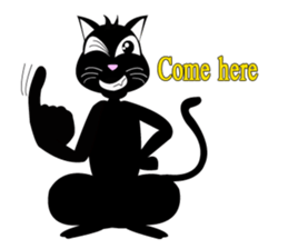 Tuadum Funny Cat sticker #6821766