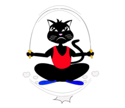 Tuadum Funny Cat sticker #6821767