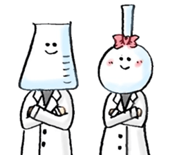 Mr.Conical Beaker and his friends sticker #6822127