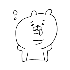 Simple large character bear