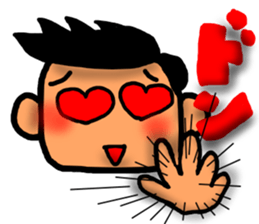 A man sticker-1 sticker #6822439