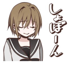 Sailor fuku girl Sticker Miki sticker #6822817